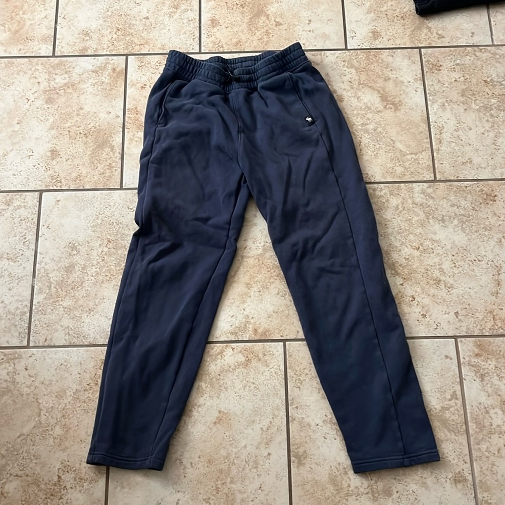 Abercrombie kids navy sweatpants.  Size 11/12